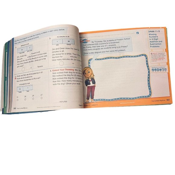 enVisionMATH 2.0 Vol 2 Student Workbook 2nd Grade Savvas Texas Elementary READ - Picture 5 of 8